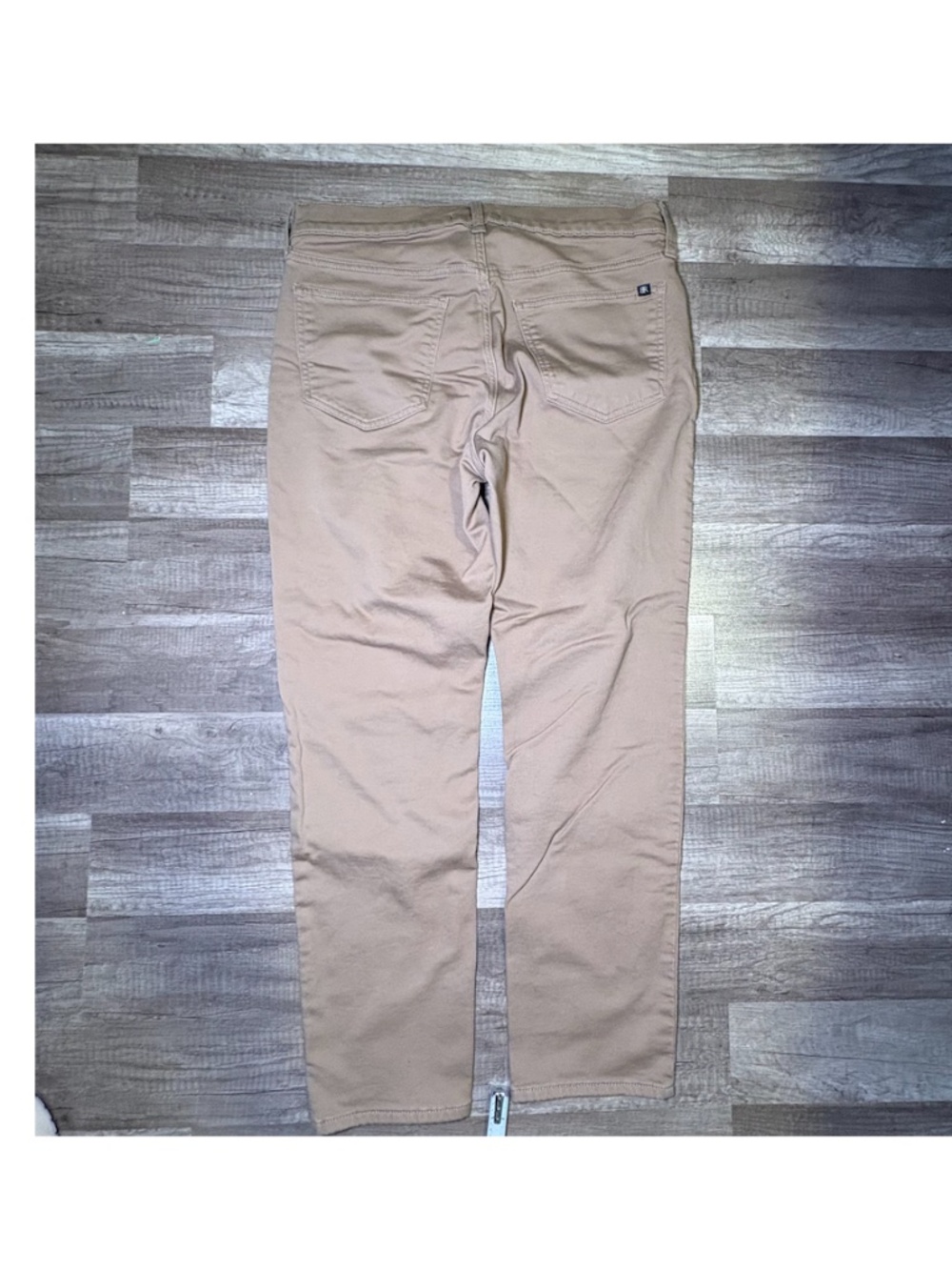 Banana Republic Men’s Slim Straight Khaki Stretch Pants 34x29 Beige Chinos - Picture 4 of 5